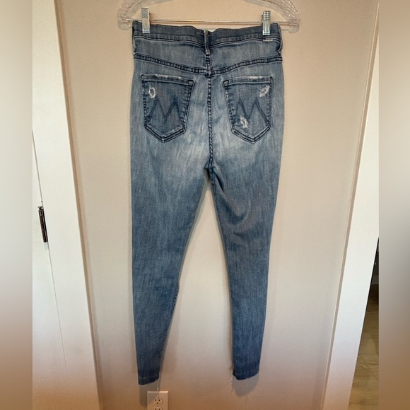 MOTHER Light Blue Skinny Jeans - Picture 2 of 8
